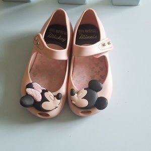 Mini Melissa Minnie and Mickey shoes